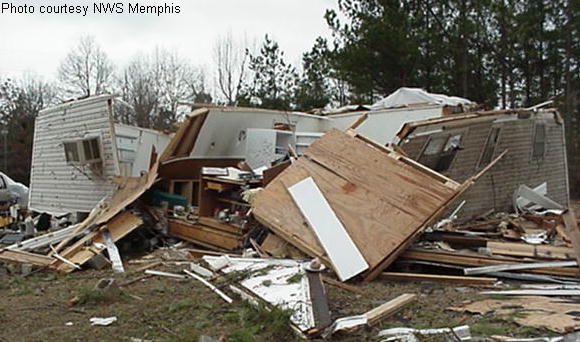 F2 Tornado Damage Photo