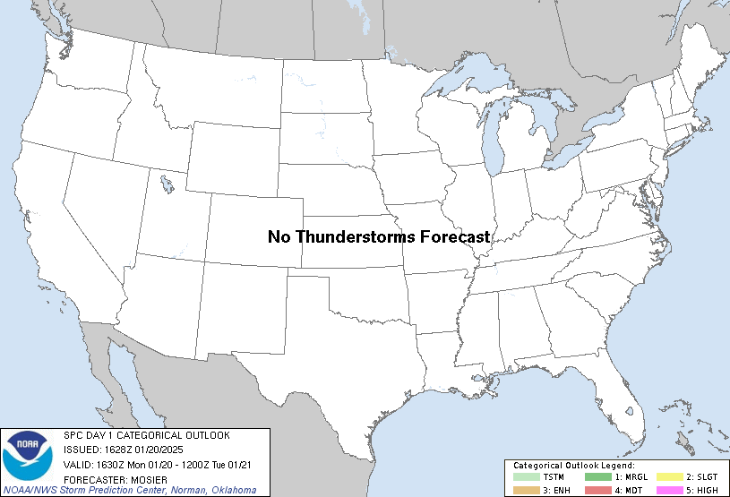 20250120 1630 UTC Day 1 Outlook Graphic