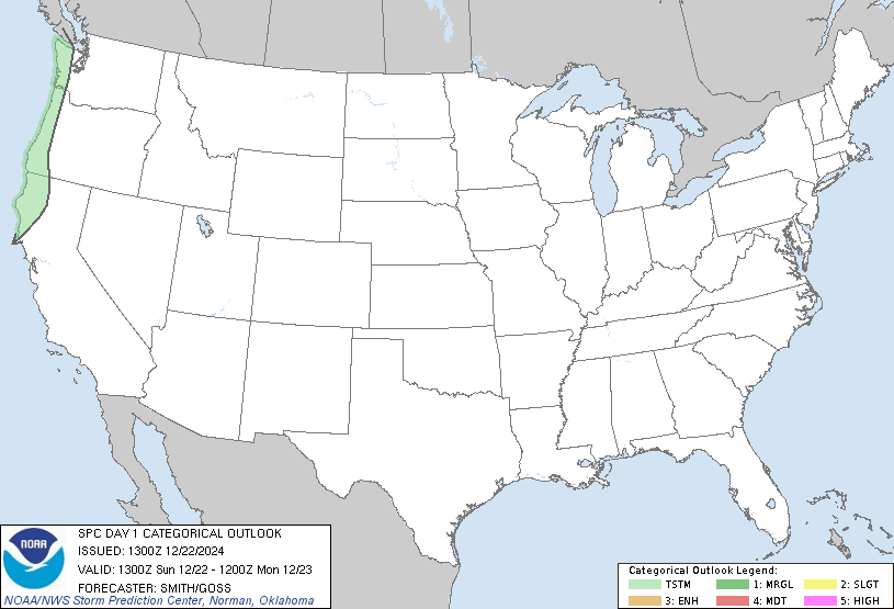 20241221 1300 UTC Day 1 Outlook Graphic