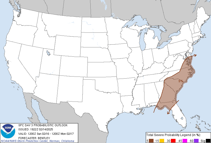 20250313 1930 UTC Day Probabilitic Graphic