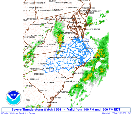 WW0554 Initial Radar image