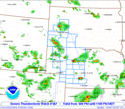 WW0557 Initial Radar image