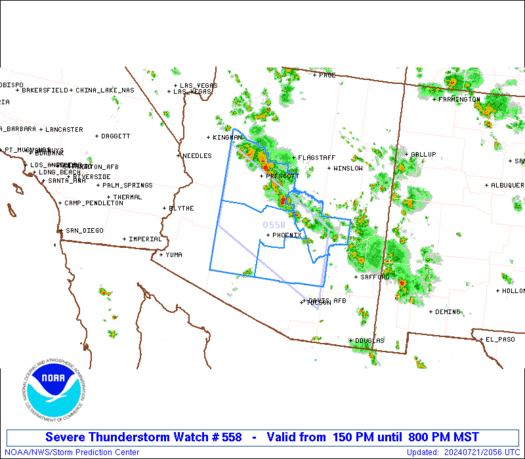 WW0558 Initial Radar image