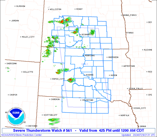 WW0561 Initial Radar image