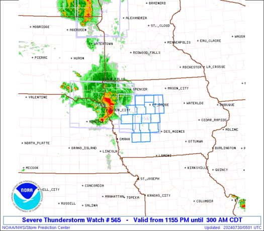 WW0565 Initial Radar image