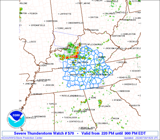 WW0570 Initial Radar image