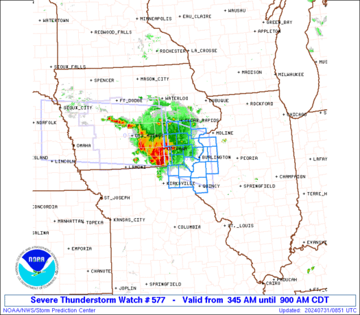 WW0577 Initial Radar image