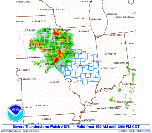 WW0578 Initial Radar image