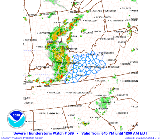 WW0589 Initial Radar image