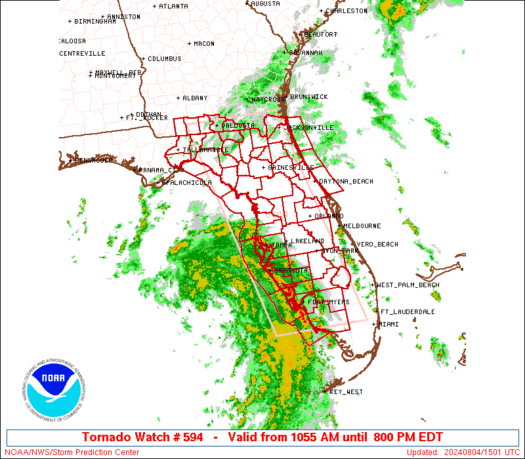 WW0594 Initial Radar image