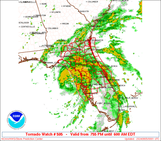 WW0595 Initial Radar image