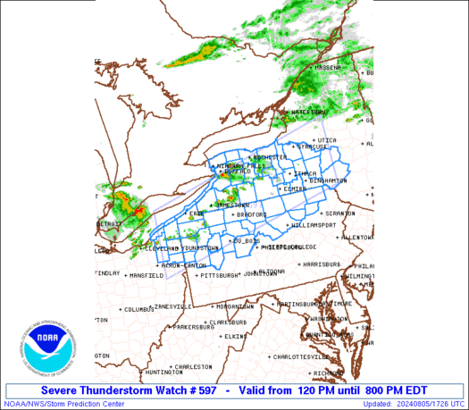 WW0597 Initial Radar image