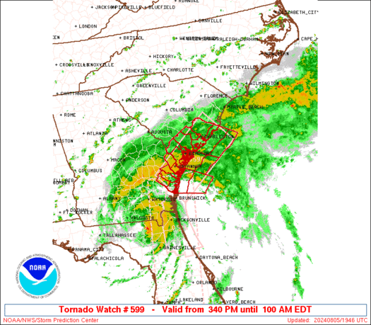 WW0599 Initial Radar image