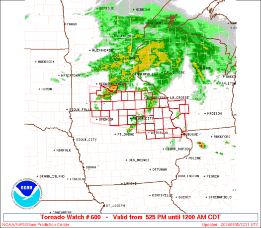 WW0600 Initial Radar image