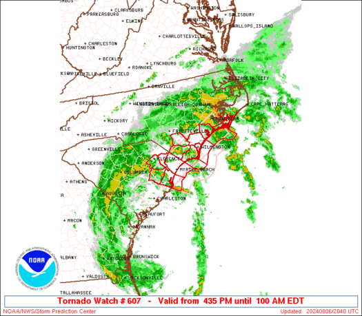 WW0607 Initial Radar image