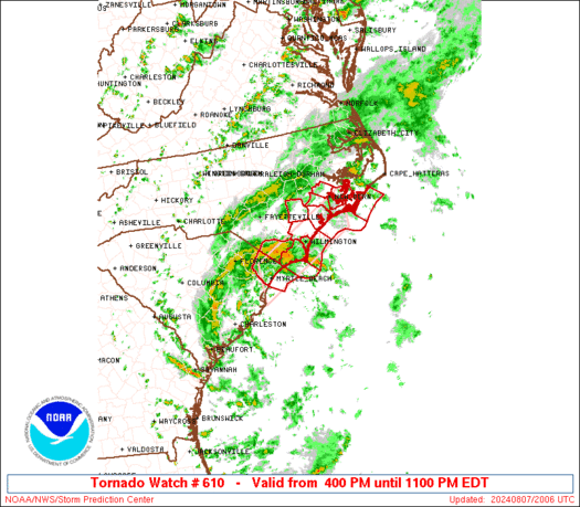 WW0610 Initial Radar image