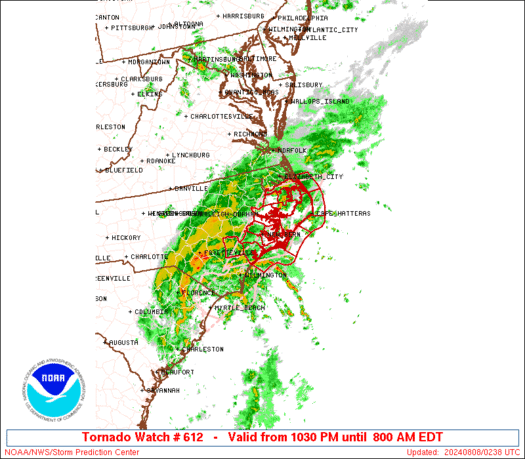 WW0612 Initial Radar image