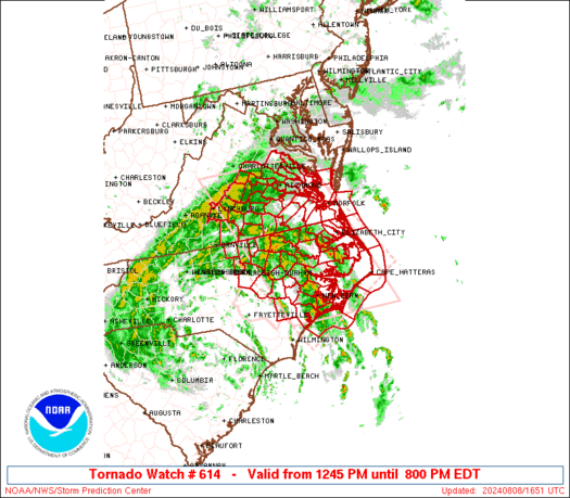 WW0614 Initial Radar image