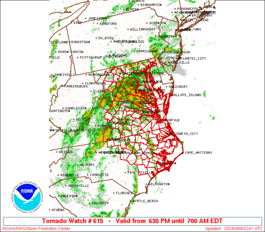 WW0615 Initial Radar image