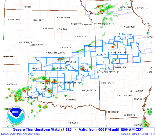 WW0625 Initial Radar image