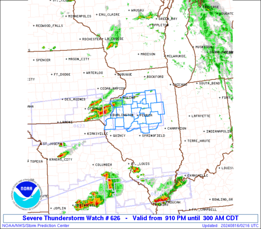 WW0626 Initial Radar image