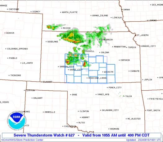 WW0627 Initial Radar image