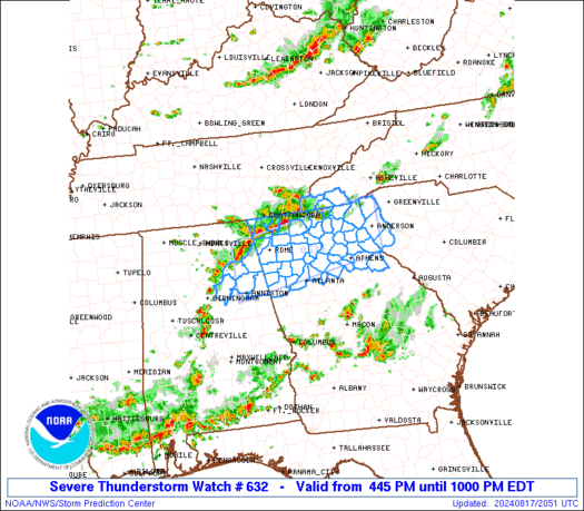 WW0632 Initial Radar image