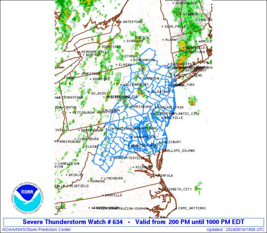 WW0634 Initial Radar image