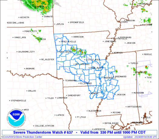 WW0637 Initial Radar image