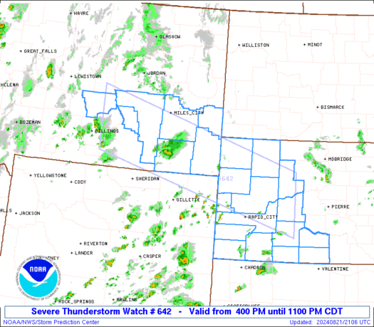 WW0642 Initial Radar image