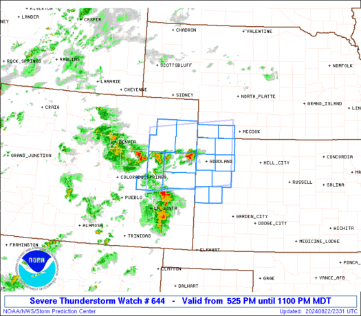 WW0644 Initial Radar image