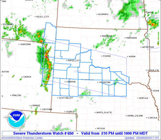 WW0650 Initial Radar image