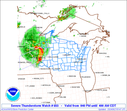 WW0653 Initial Radar image