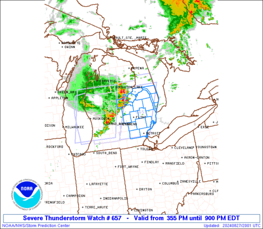 WW0657 Initial Radar image