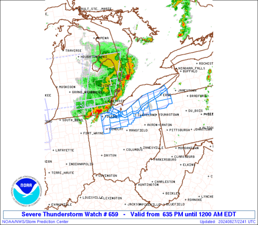 WW0659 Initial Radar image