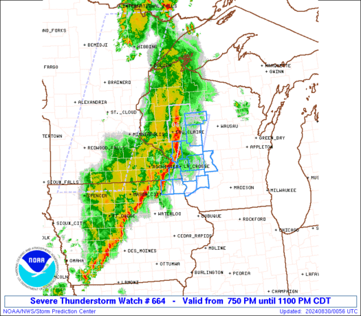 WW0664 Initial Radar image