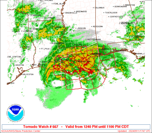 WW0667 Initial Radar image