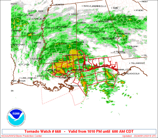 WW0668 Initial Radar image