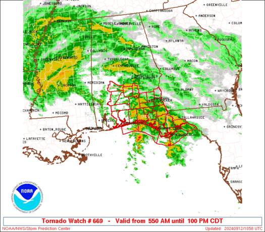 WW0669 Initial Radar image