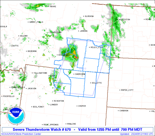 WW0670 Initial Radar image