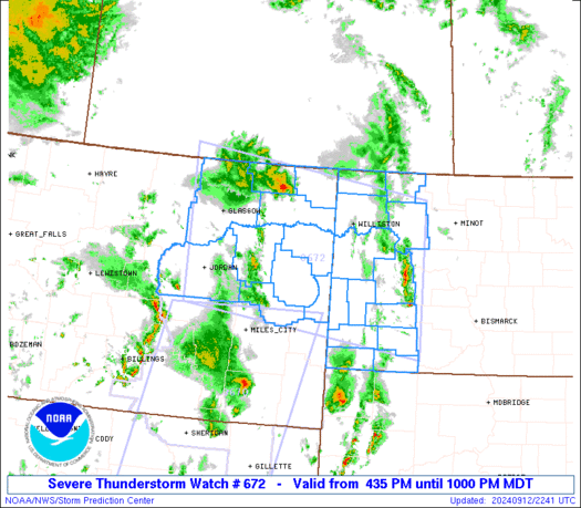 WW0672 Initial Radar image