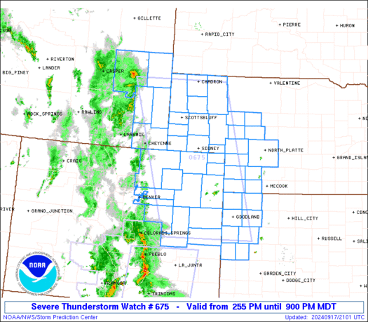 WW0675 Initial Radar image