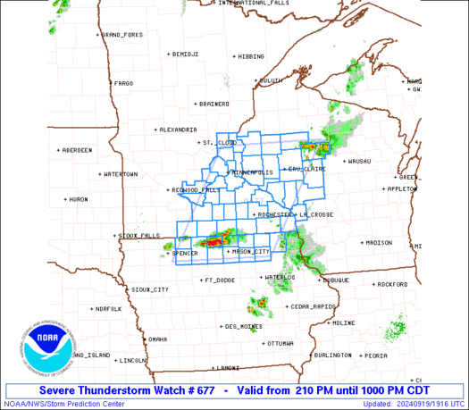 WW0677 Initial Radar image