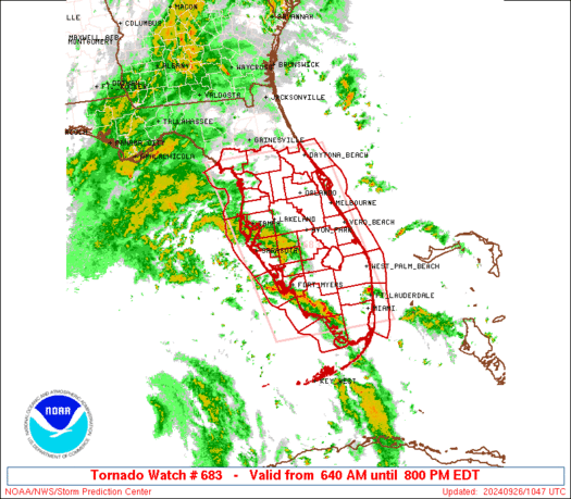 WW0683 Initial Radar image