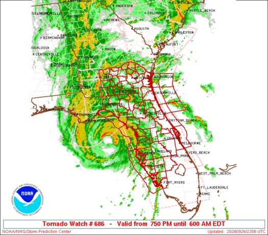 WW0686 Initial Radar image