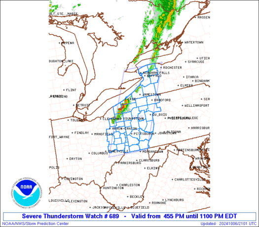 WW0689 Initial Radar image