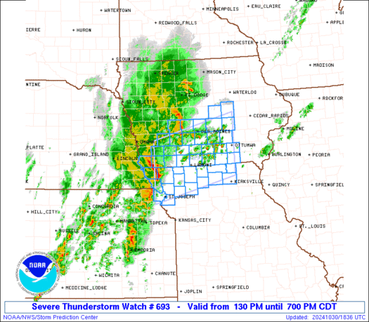 WW0693 Initial Radar image