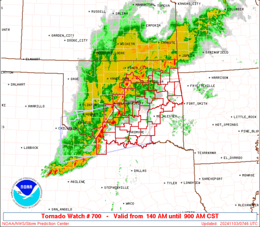 WW0700 Initial Radar image