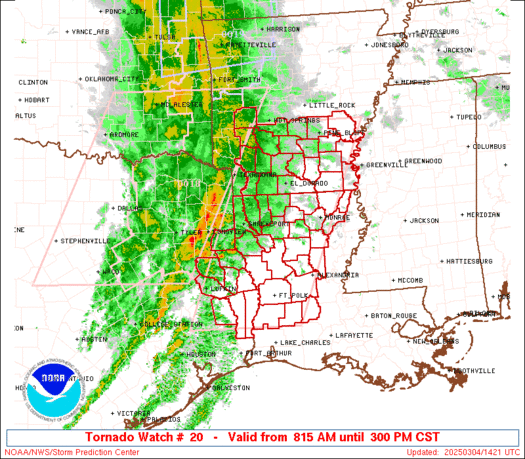 WW0020 Initial Radar image