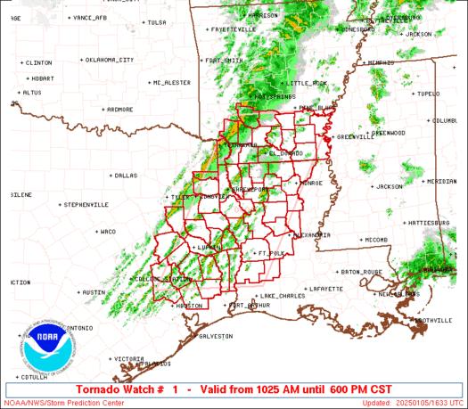 WW0001 Initial Radar image